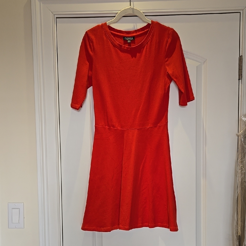 Topshop Red Dress